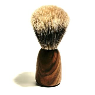 Eksklusiv barberkost med bløde grævlingehår